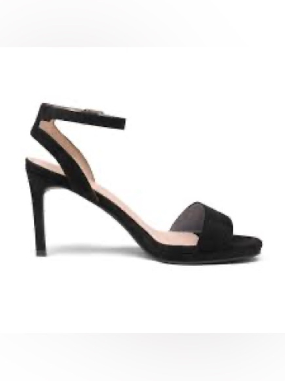 Elegant Black Ankle-Strap Heels Sandals